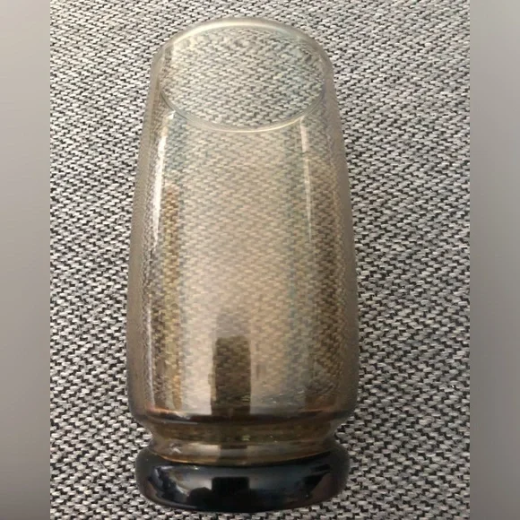 Vintage Mid Century Smokey Brown Glass Tumbler Set - Picture 2 of 3